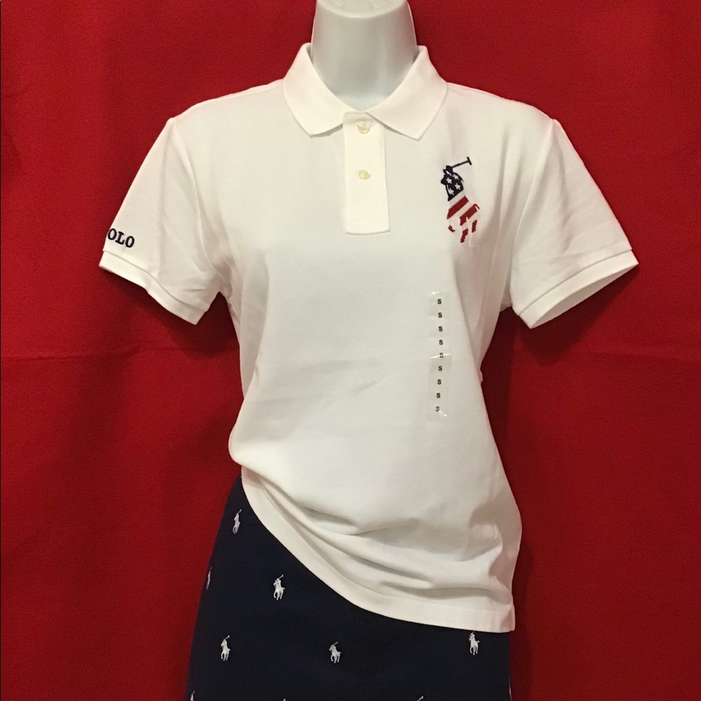 POLO RALH WOMENS BIG PONY POLO SHIRT